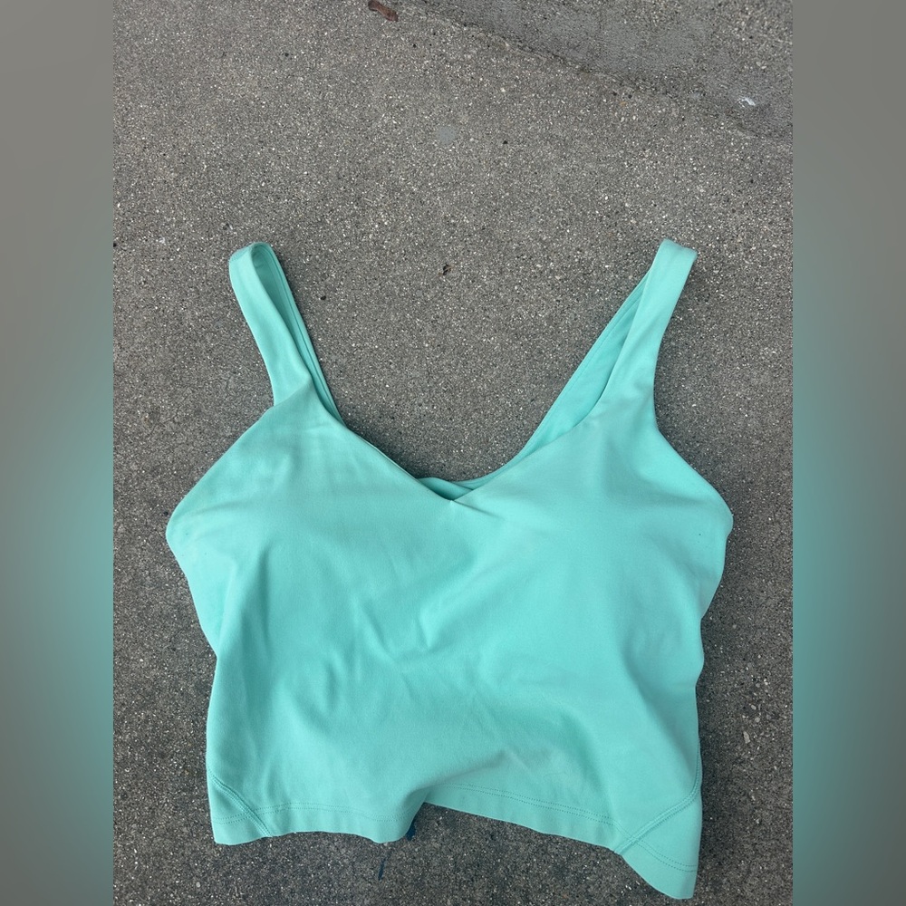 Mint Green lululemon align tank top